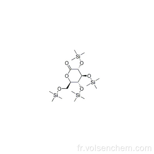 Dapagliflozine Intermédiaire CAS 32384-65-9 (3R, 4S, 5R, 6R) -3,4,5-tris (triméthylsilyloxy) -6 - ((triméthylsilyloxy) méthyl) tétrahydro-2H